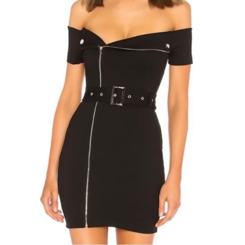 Superdown Terri Moto Mini Dress